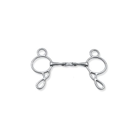 Double Jointed Little Wonder Gag Bit 14mm , Link SS French