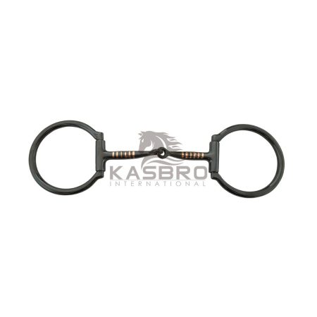 D Ring Snaffle with Copper Inlays.
