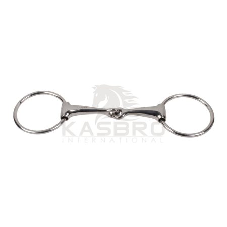 Loose Ring Snaffle Single Jointed  Bit