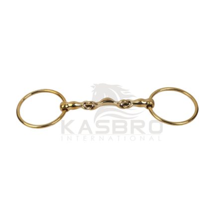 Loose Ring Quarter Moon Cuprium bit , with Brass Rings