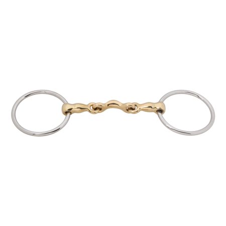 Loose Ring Sweet Iron Quarter Moon Bit with Cuprium Link