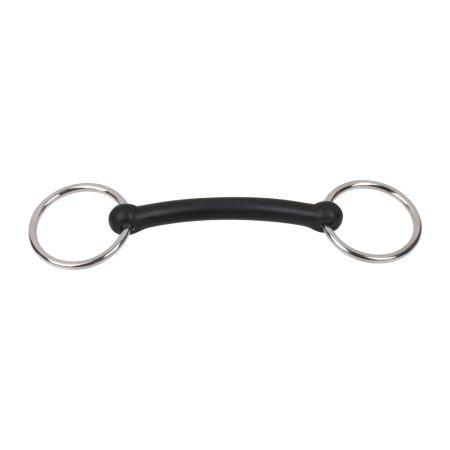 Loose Ring Curved Rigid Mouth Rubber Bit