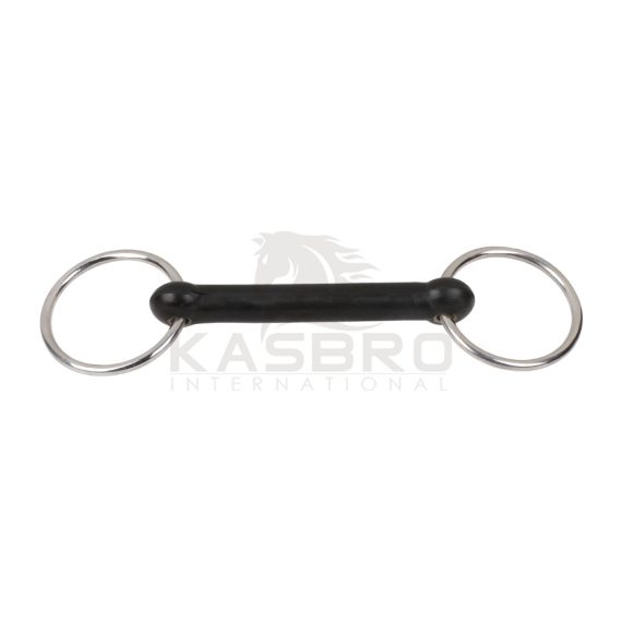 Loose Ring Straight Rigid Mouth Rubber Bit
