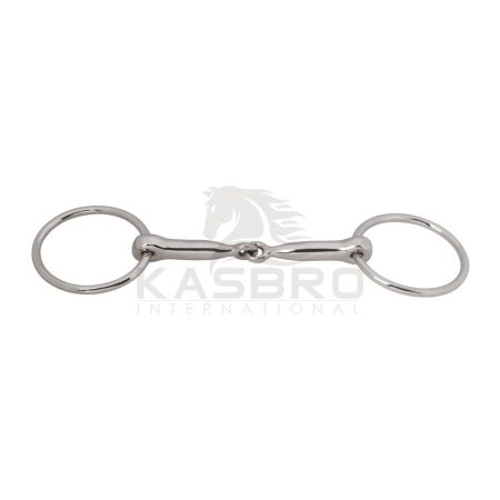 Loose Ring Snaffle Single Jointed  Bit