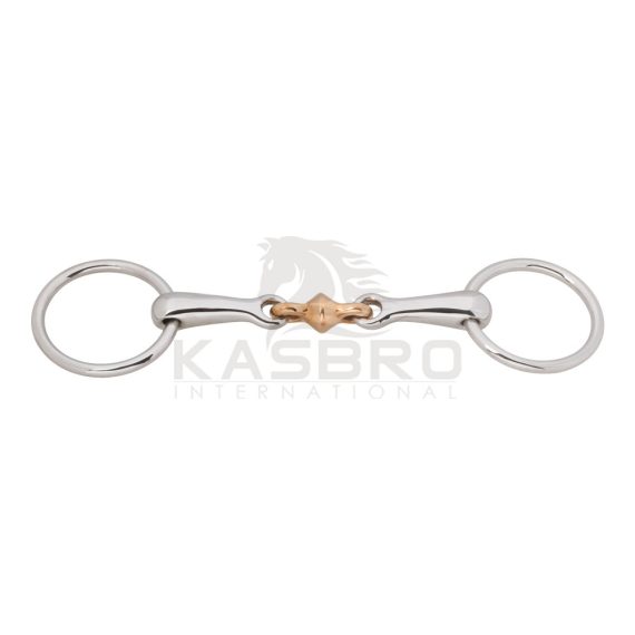 Loose Ring Double Jointed Ball Link Snaffle