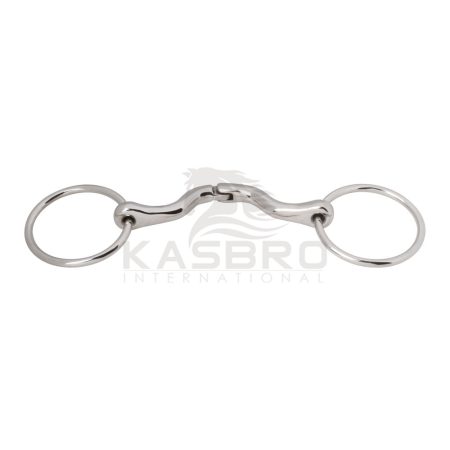 Loose Ring Hinge Ported Mouth Bit