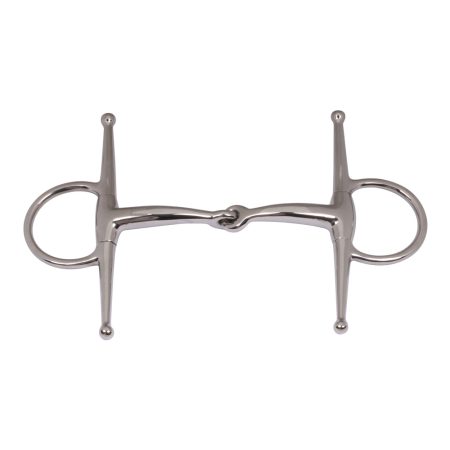 Full Cheek Egg Butt Snaffle Single Jointed Med Weight