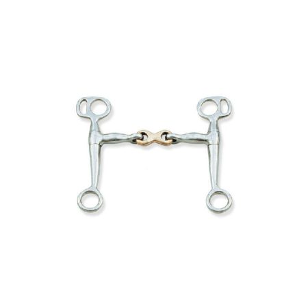 Tom Thumb Double Jointed Bit W/Copper Link