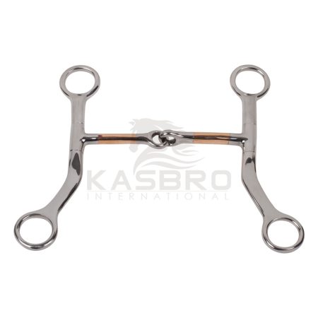 Reining Bit Jointed Copper Mouth