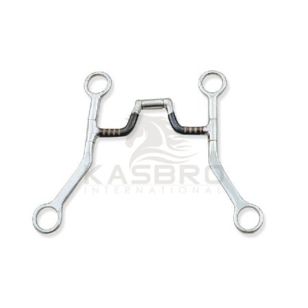 Reining Horse Bit with Hinge Ported Mouth