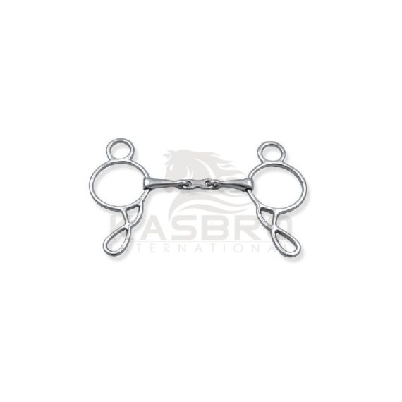 Double Jointed Little Wonder Gag Bit 14mm , Link SS French