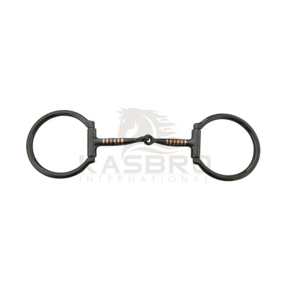 D Ring Snaffle with Copper Inlays.