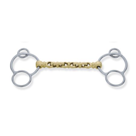 Loose ring waterford mouth piece w/Universal Cheek snaffle