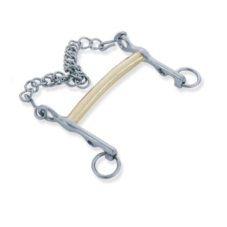 Mors Lotte French Curved Weymouth Snaffle